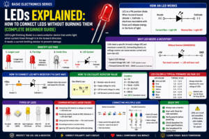 LEDs Explained How to Connect LEDs Without Burning Them (Complete Beginner Guide)