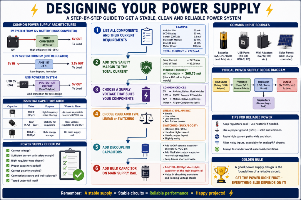 Power Supply Design Flowchart.