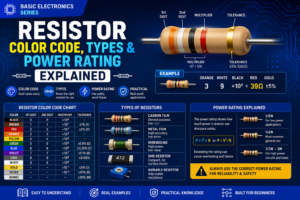 Resistor Color Code, Types & Power Rating Explained