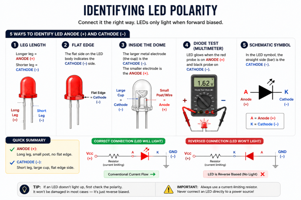 LED Polarities ex-planed